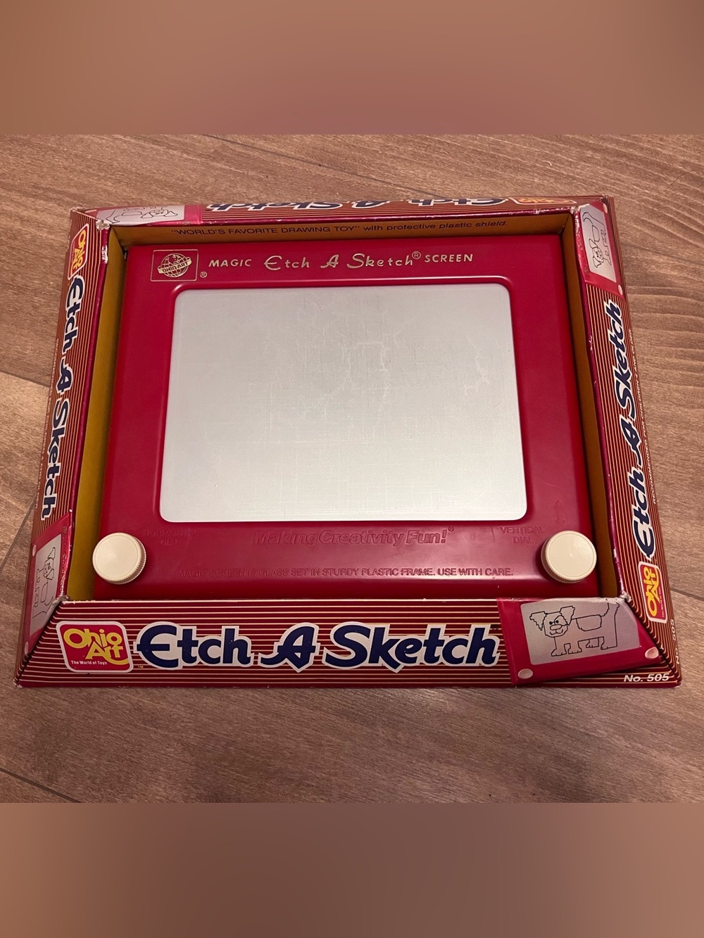 Ohio Art Etch A Sketch vintage circa 1990s with box